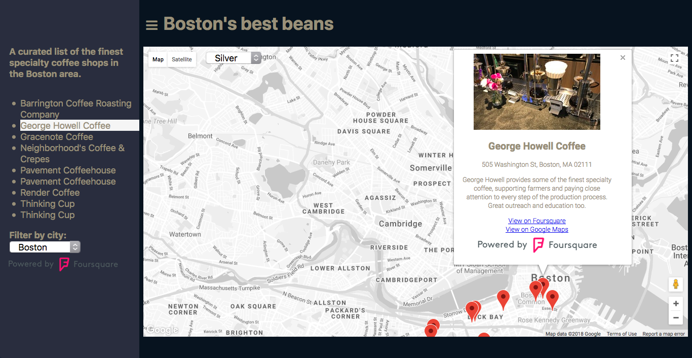 JavaScript map screenshot